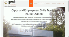 Desktop Screenshot of gest.com.au