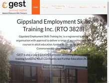 Tablet Screenshot of gest.com.au